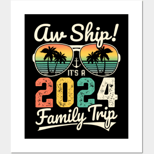 Aw Ship Its A 2024 Family Trip Family Cruise Vintage Posters and Art